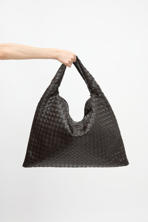 Bottega Veneta Leather Large Hop Bag