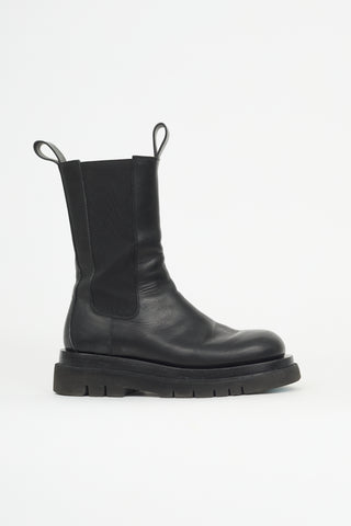 Bottega Veneta Leather Lug Chelsea Boot