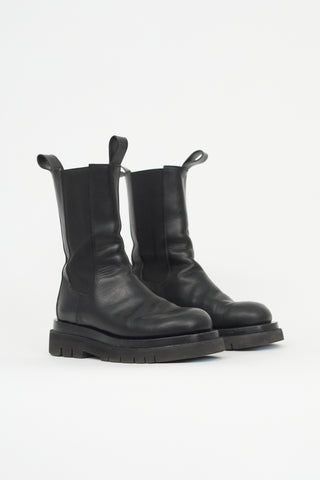 Bottega Veneta Leather Lug Chelsea Boot