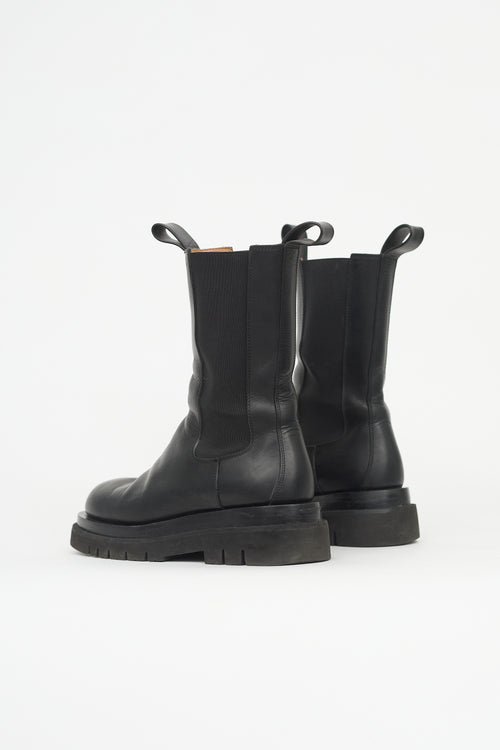 Bottega Veneta Leather Lug Chelsea Boot