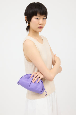 Bottega Veneta Leather Mini Pouch Bag