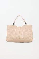 Bottega Veneta Leather Napoli Top Handle Bag