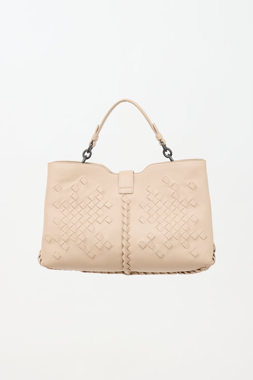 Bottega Veneta Leather Napoli Top Handle Bag