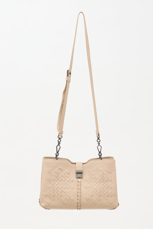 Bottega Veneta Leather Napoli Top Handle Bag