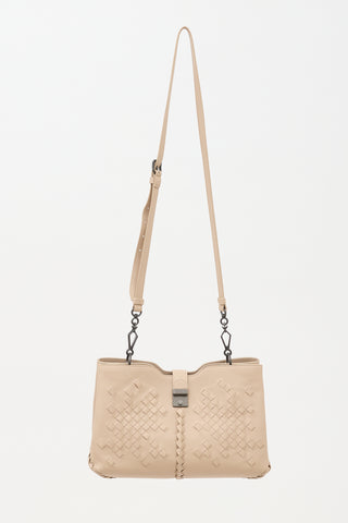 Bottega Veneta Leather Napoli Top Handle Bag