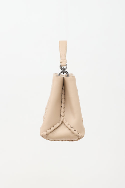 Bottega Veneta Leather Napoli Top Handle Bag