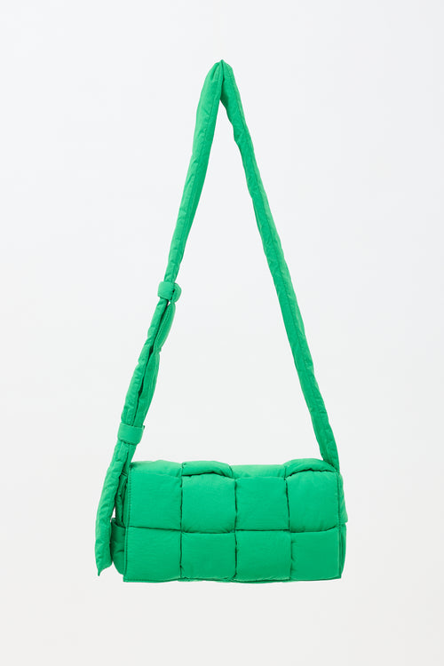 Bottega Veneta Nylon Intrecciato Cassette Messenger Bag