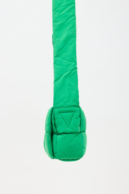 Bottega Veneta Nylon Intrecciato Cassette Messenger Bag