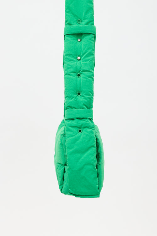 Bottega Veneta Nylon Intrecciato Cassette Messenger Bag