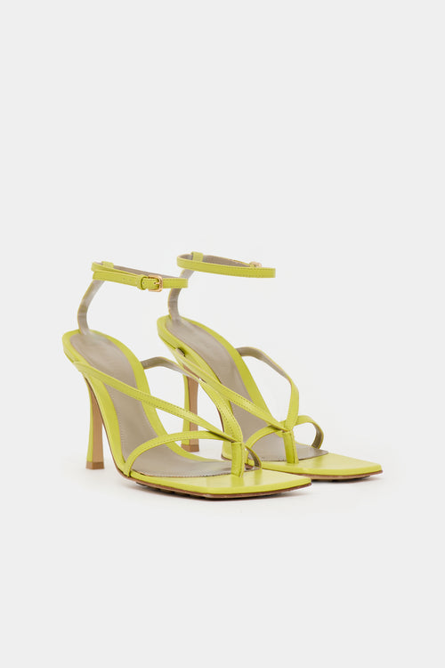 Bottega Veneta Leather Stretch Strap Sandal