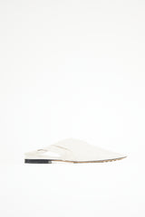 Bottega Veneta Leather Twist Slingback Flat