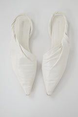Bottega Veneta Leather Twist Slingback Flat