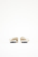 Bottega Veneta Leather Twist Slingback Flat
