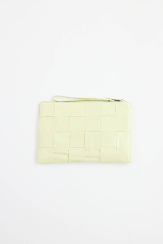 Bottega Veneta Leather Intreccio Clutch
