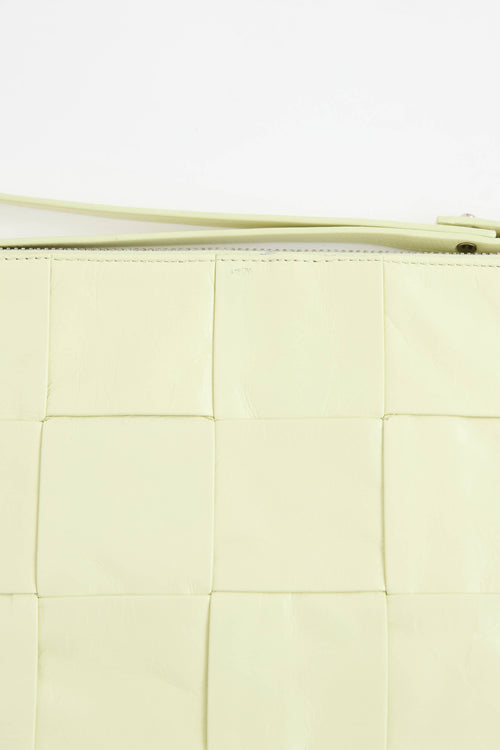 Bottega Veneta Leather Intreccio Clutch