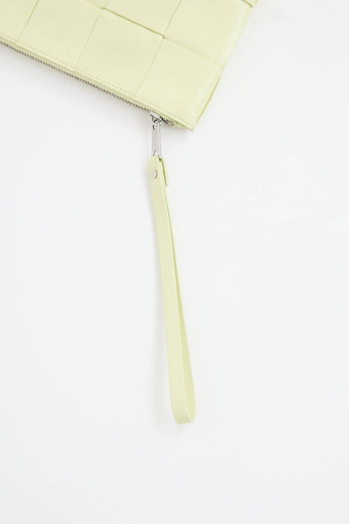 Bottega Veneta Leather Intreccio Clutch