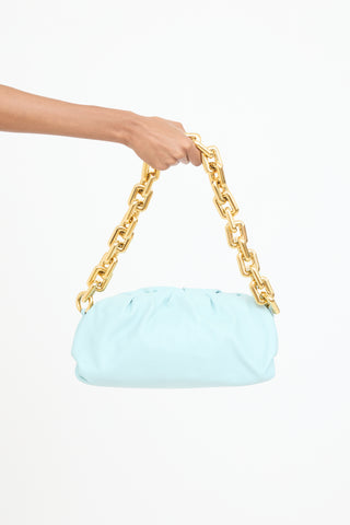 Bottega Veneta Blue Chain Pouch Bag