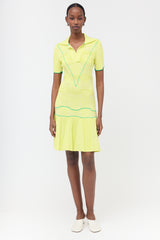 Bottega Veneta Salon 03 Ribbed Knit Polo Dress