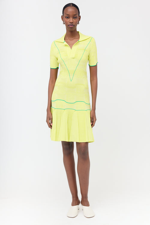 Bottega Veneta Salon 03 Ribbed Knit Polo Dress