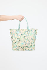 Bottega Veneta Printed Canvas Tote Bag