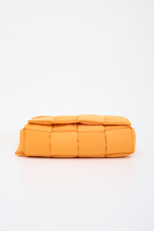 Bottega Veneta Nylon Intrecciato Cassette Messenger Bag