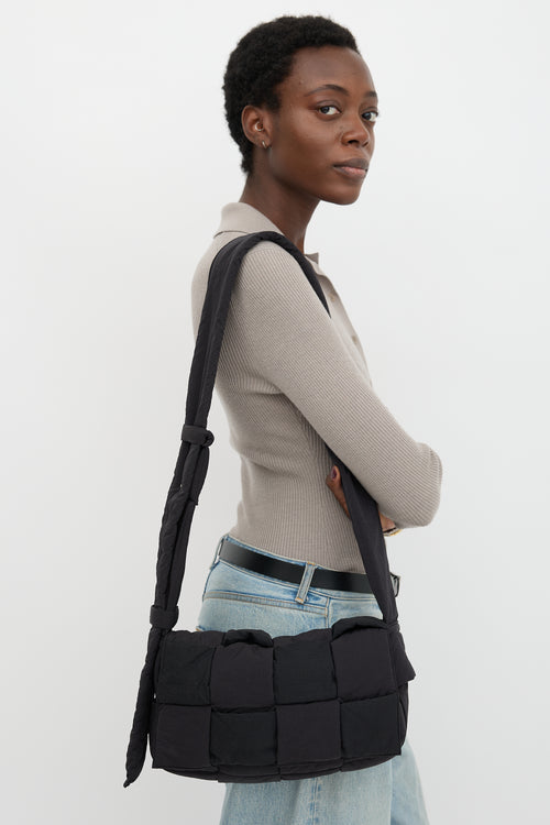 Bottega Veneta Nylon Intreccio Cassette Bag