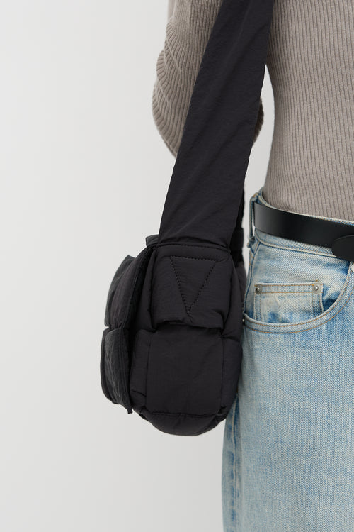 Bottega Veneta Nylon Intreccio Cassette Bag