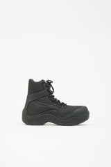 Bottega Veneta Nylon Puddle Bomber Boot