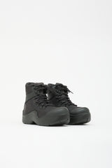 Bottega Veneta Nylon Puddle Bomber Boot