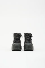 Bottega Veneta Nylon Puddle Bomber Boot