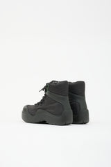 Bottega Veneta Nylon Puddle Bomber Boot