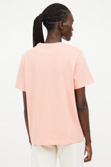 Bottega Veneta Peach Short Sleeve T-Shirt