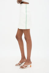 Bottega Veneta Padded Blanket Stitch Skirt