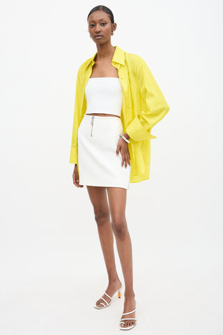 Bottega Veneta Padded Blanket Stitch Skirt