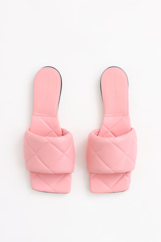 Bottega Veneta Leather Padded Slide