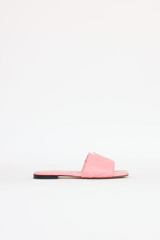 Bottega Veneta Leather Padded Slide