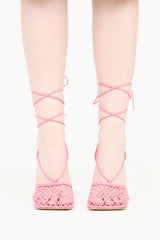 Bottega Veneta Woven Stretch Web Sandal