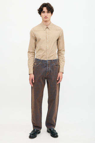 Bottega Veneta Point Collar Shirt