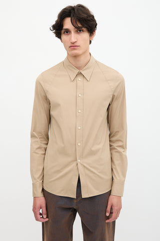 Bottega Veneta Point Collar Shirt