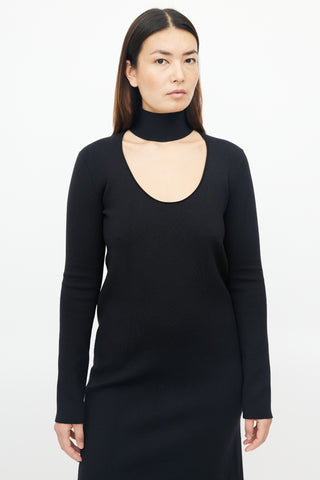 Louis Vuitton // Blue & Brown Wool Zip Dress – VSP Consignment