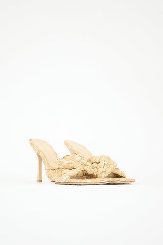 Bottega Veneta Raffia Lido Mule