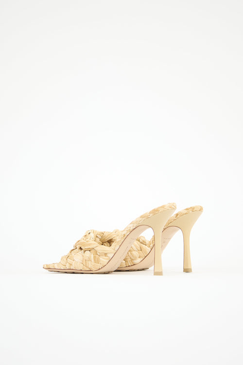 Bottega Veneta Raffia Lido Mule