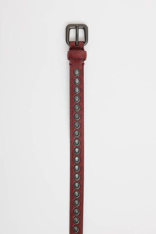 Bottega Veneta Grommet Skinny Belt