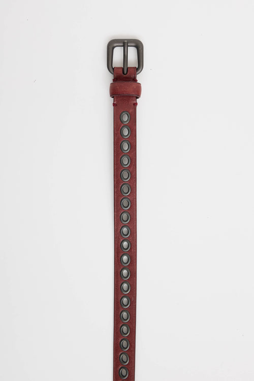 Bottega Veneta Grommet Skinny Belt