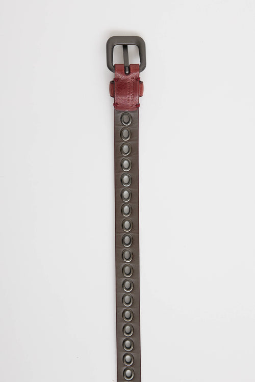Bottega Veneta Grommet Skinny Belt