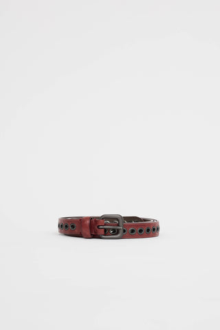 Bottega Veneta Grommet Skinny Belt