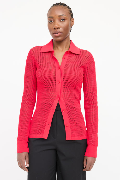 Bottega Veneta Open Knit Cardigan