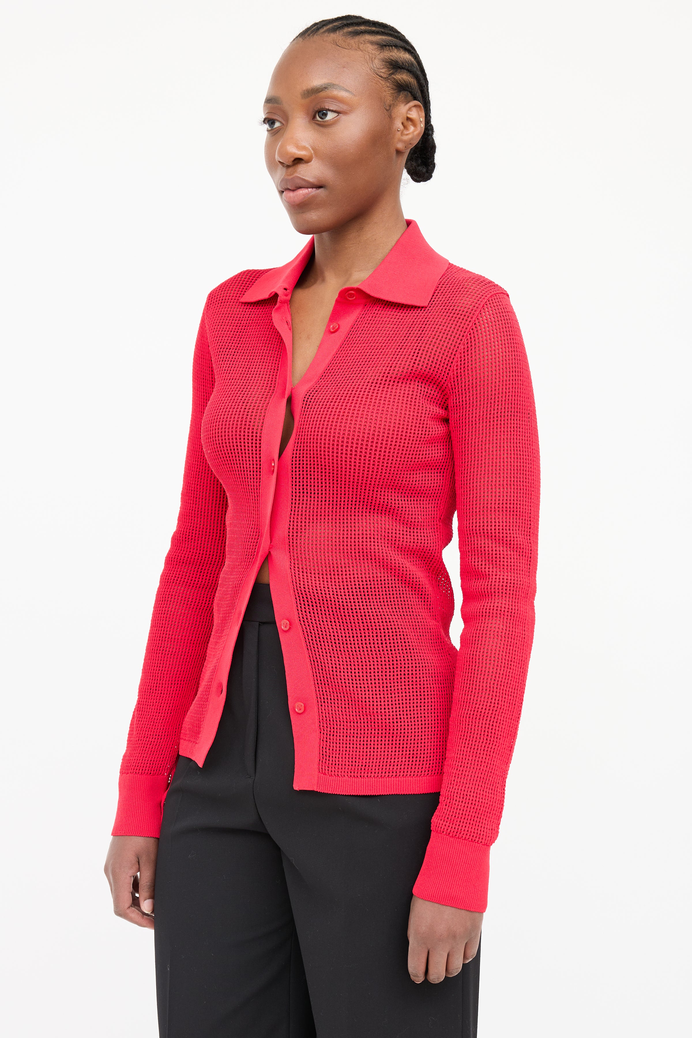 Bottega Veneta // Open Knit Cardigan VSP Consignment Bottega Veneta // Open Knit Cardigan VSP Consignment