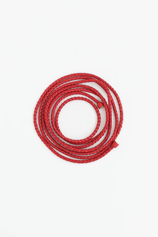 Bottega Veneta Intrecciato Rope Wrap Belt