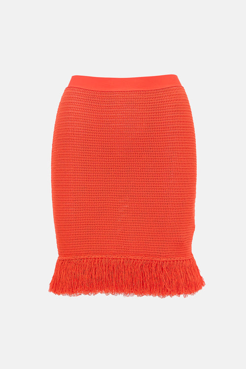 Bottega Veneta SS 2011 Crochet Fringe Skirt
